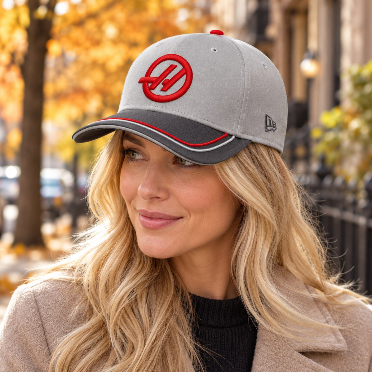 Haas F1 MoneyGram Team Cap – Dark Grey – illustrative photo (AI)