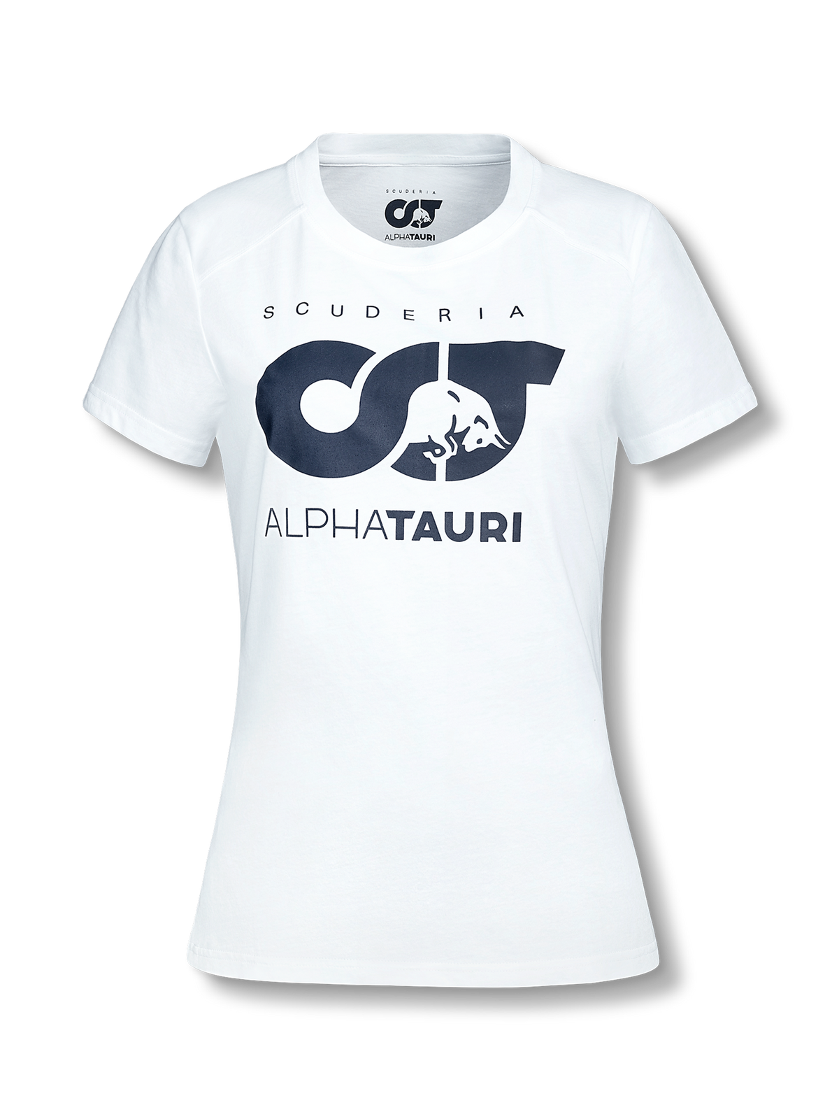 Scuderia AlphaTauri F1 Damen-Freizeit-T-Shirt weiß