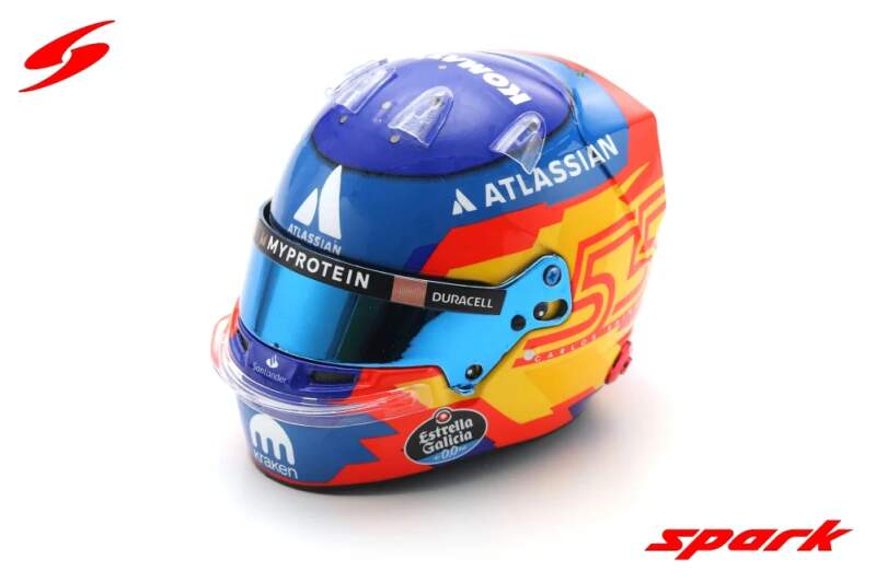 SPARK Helmmodell Carlos Sainz F1 2025