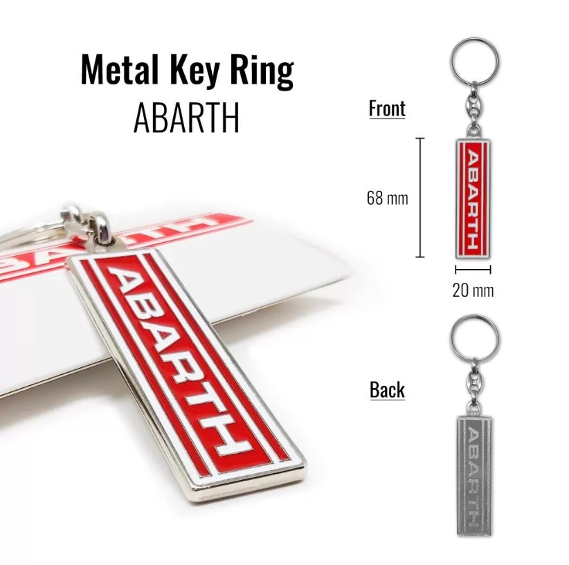 Abarth Metall-Schlüsselanhänger