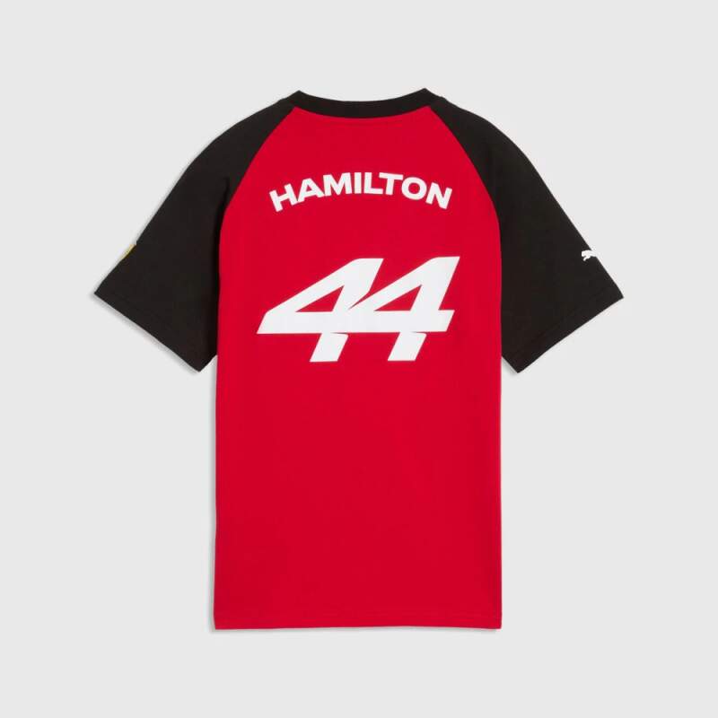 Kinder-T-Shirt Lewis Hamilton Scuderia Ferrari F1 x Puma - Fan Edition - 152 CM