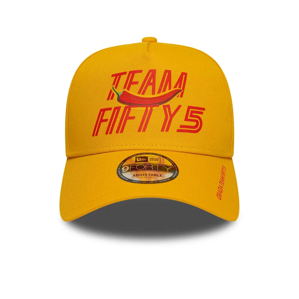 Carlos Sainz TEAMFIFTY5 New Era 9FORTY Cap – Yellow