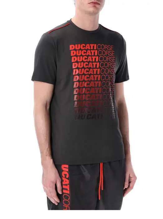Ducati Corse Fan-T-Shirt DUCATI dunkelgrau