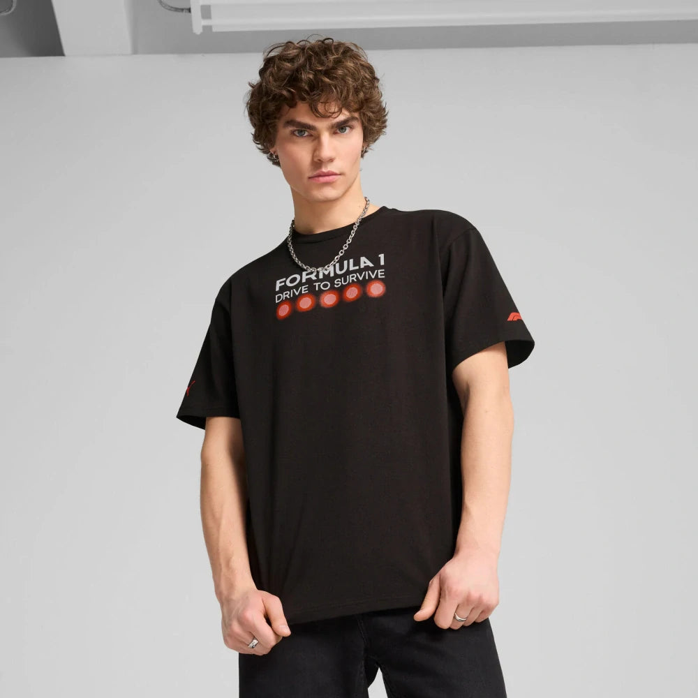 Puma F1 Drive to Survive Oversized T-Shirt – Black