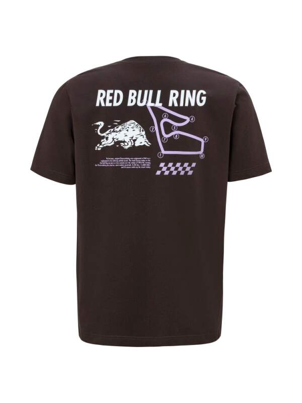 Red Bull Ring Fan-T-Shirt CIRCUIT schwarz mit RRI-Motiv
