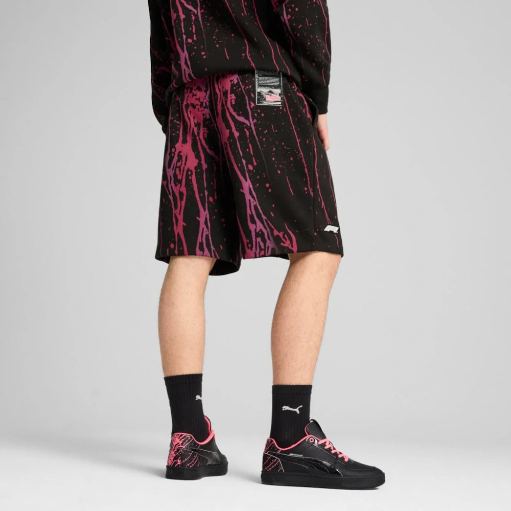 Puma Formula 1 Splash Shorts – Schwarz/Pink