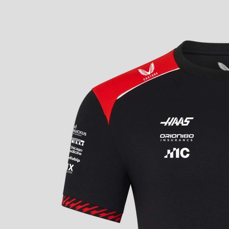 Haas F1 Team T-shirt with sponsor logos - team edition