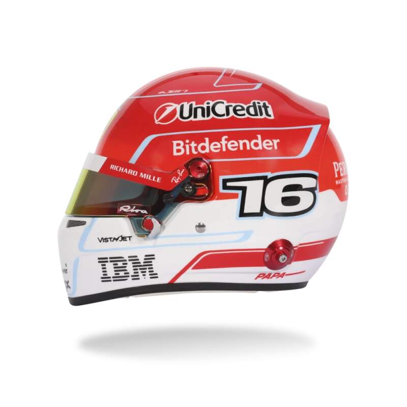 Charles Leclerc 2026 BELL helmet model