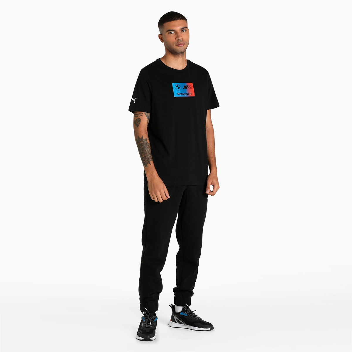 BMW Motorsport black T-shirt with BMW M logo