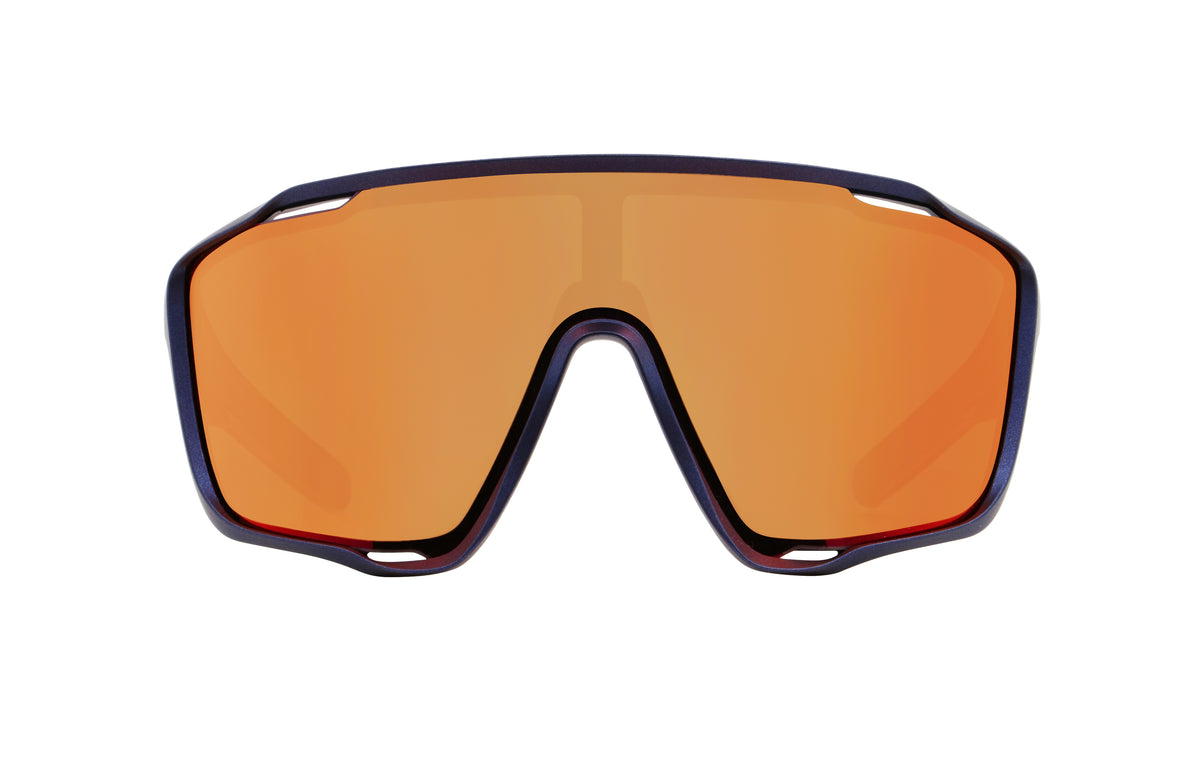 Red Bull Spect KRAFT sunglasses, blue with brown lens