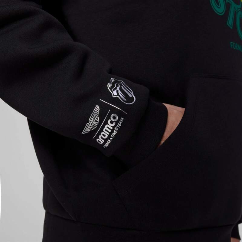 Aston Martin F1 Team Fan-Sweatshirt Rolling Stones Edition