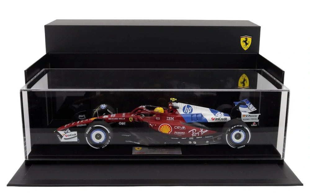 LookSmart Scuderia Ferrari SF-25 L. Hamilton Modell im Maßstab 1:18 – Miami GP 2025