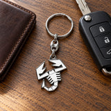Abarth Metal Scorpion Keyring – illustrative photo (AI)