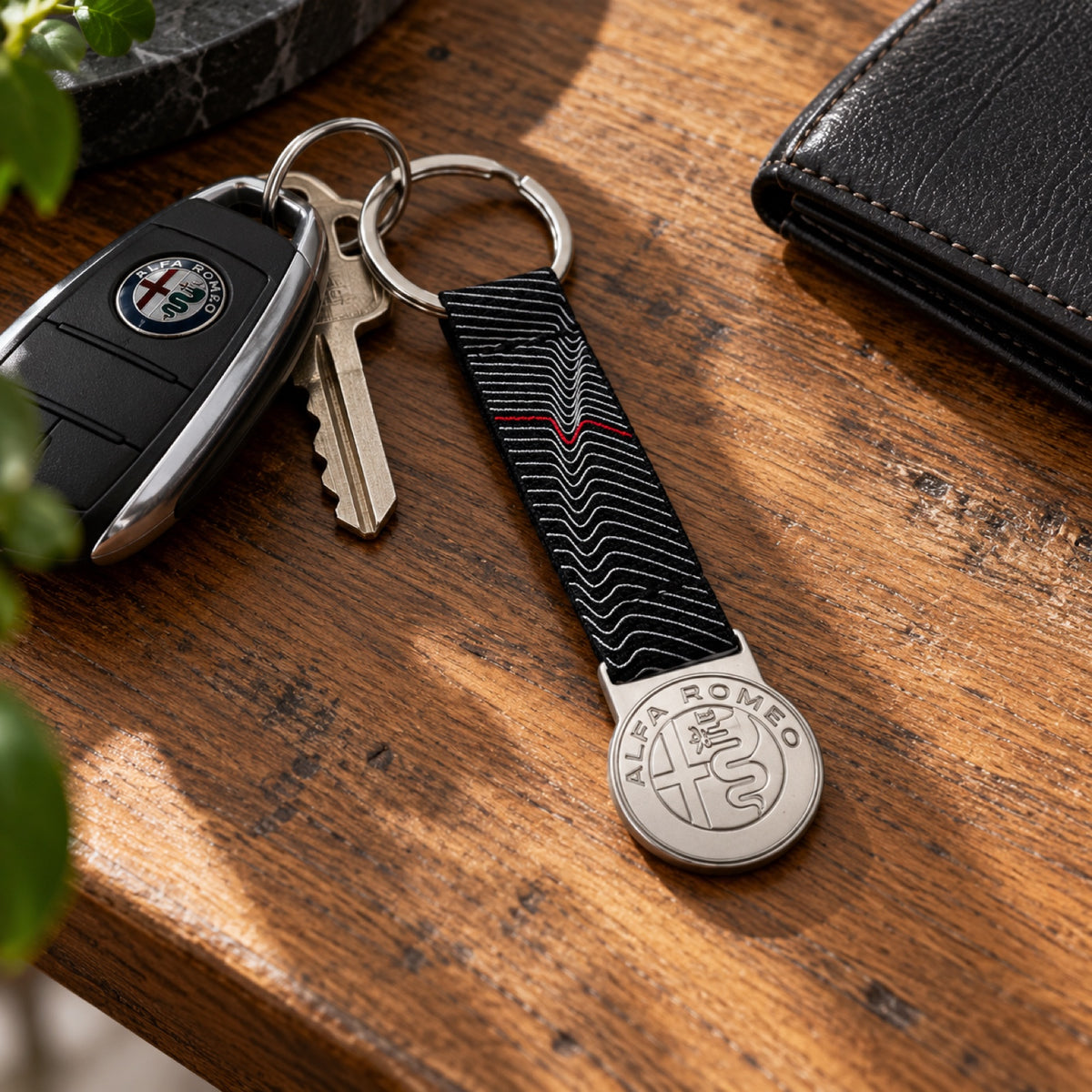 Alfa Romeo Emblem Keyring – illustrative photo (AI)