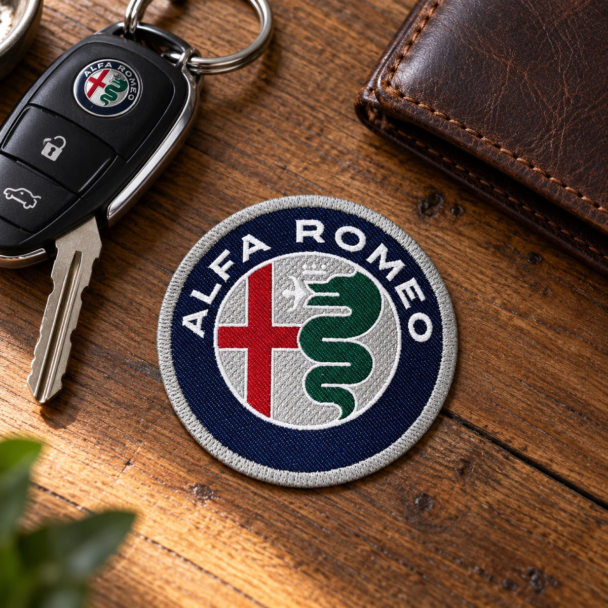 Alfa Romeo LOGO Aufnäher 50 mm – Illustrationsfoto (KI)