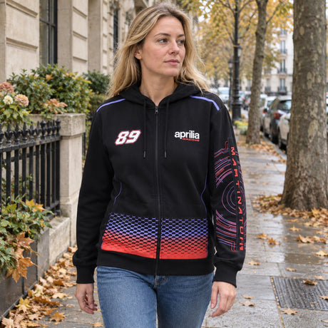 Aprilia Racing Fan Hoodie – Martinator #89 – ilustrační foto 2 (AI)