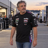 Aprilia Racing MotoGP Team T-Shirt with Sponsor Logos – ilustrační foto (AI)