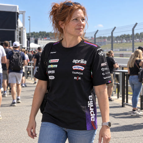 Aprilia Racing MotoGP Team T-Shirt with Sponsor Logos – ilustrační foto 2 (AI)