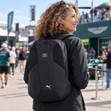 Aston Martin F1 großer Rucksack mit Logo – Schwarz – Illustrationsfoto (KI)