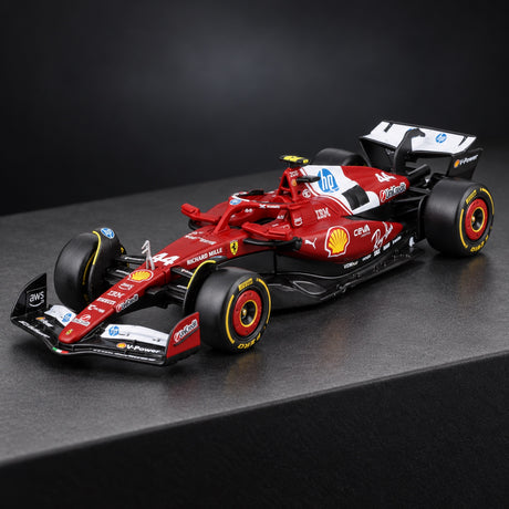Bburago Scuderia Ferrari SF-25 #44 Lewis Hamilton 2025 Modell 1:43 – Illustrationsfoto (KI)