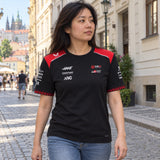 Haas F1 Team T-Shirt with Sponsor Logos – ilustrační foto 2 (AI)