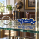 Hot Wheels Car-Shaped Metal Keyring with Logo – illustrative photo (AI)