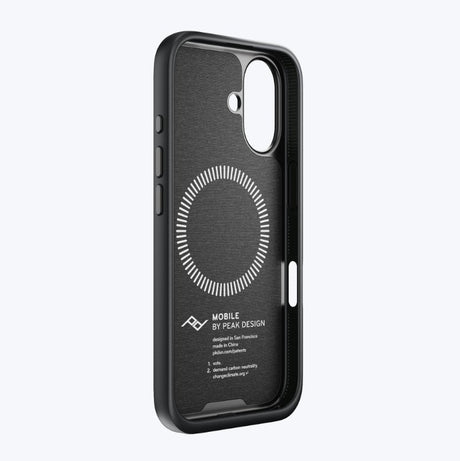 Peak Design Everyday Case Hülle für iPhone 16 Standard - Charcoal