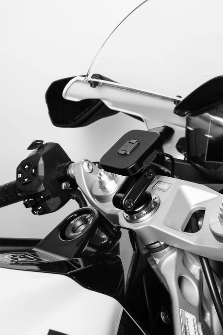 Motorradhalterung Peak Design Motorcycle Mount Stem Mount mit Ladefunktion - schwarz