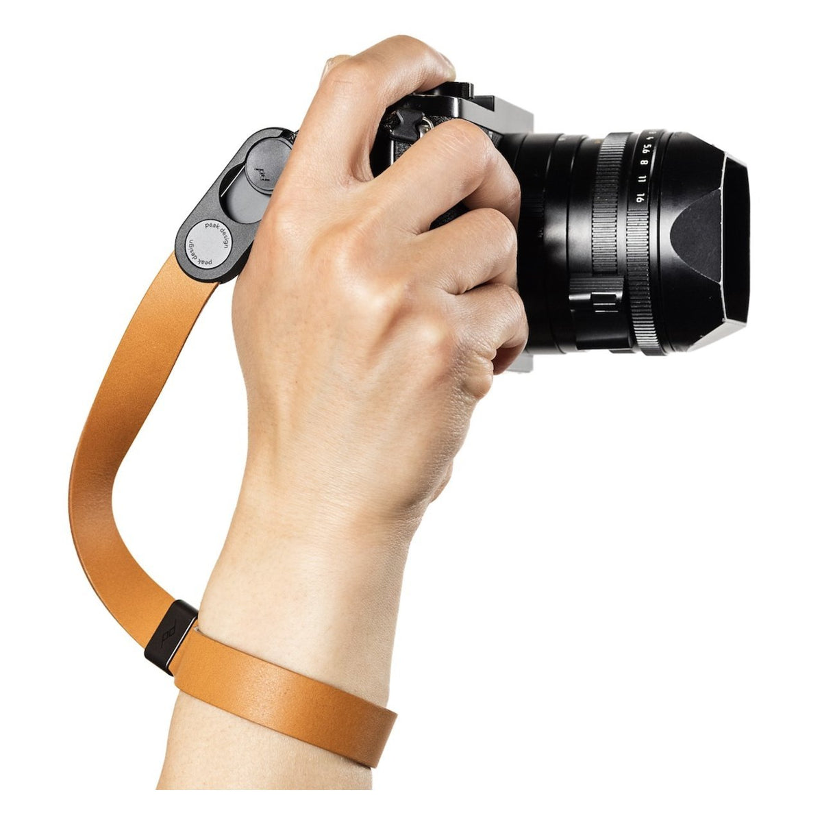 Peak Design Cuff - Kamera-Handschlaufe aus Leder - Amber