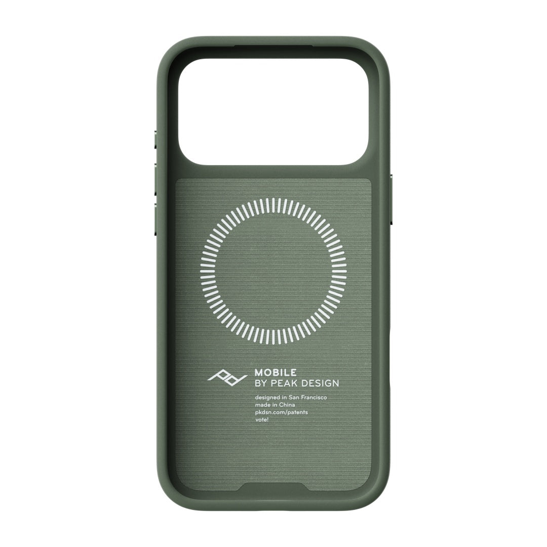 Hülle Peak Design Everyday Loop Case Slimlink für iPhone 18 Pro Max - Sage
