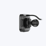 Motorradhalterung Peak Design Motorcycle Mount - 1"-Kugelkopfadapter, abschließbar mit Ladefunktion - schwarz