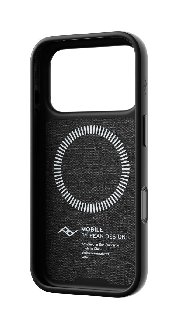 Hülle Peak Design Loop Case Non-Slimlink für iPhone 18 Pro - Charcoal