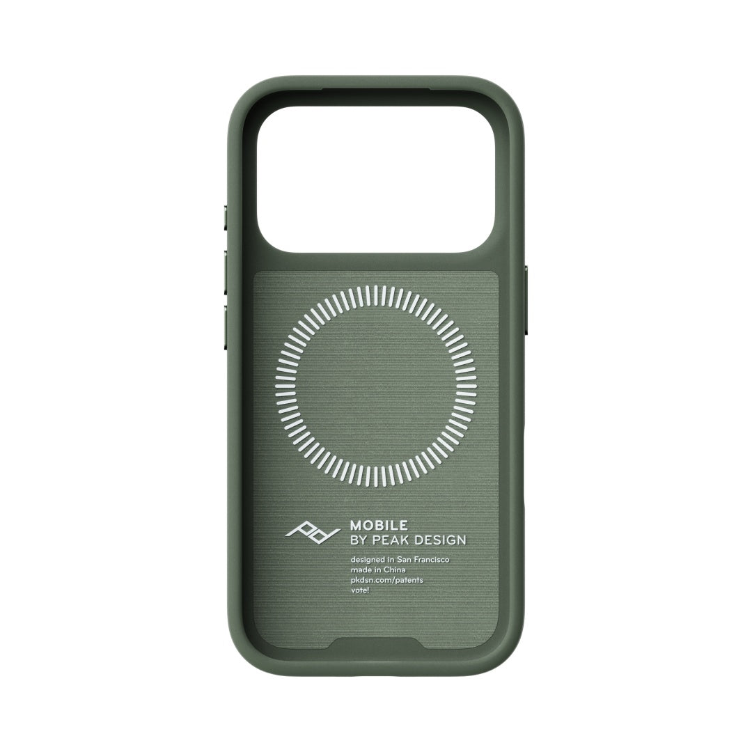 Hülle Peak Design Loop Case Non-Slimlink für iPhone 18 Pro - Sage