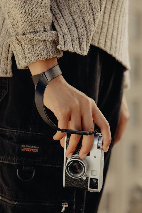 Peak Design Cuff - Kamera-Handschlaufe aus Leder - schwarz
