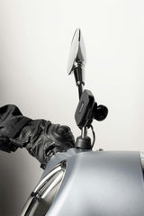 Motorradhalterung Peak Design Motorcycle Mount Mirror Mount mit Ladefunktion - schwarz