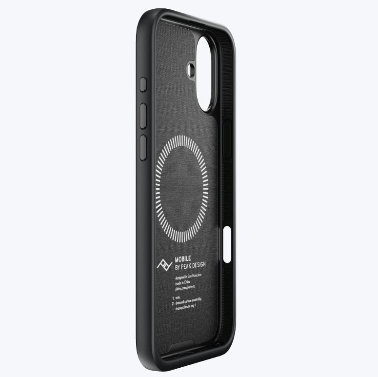 Peak Design Everyday Case Hülle für iPhone 16 Plus - Charcoal