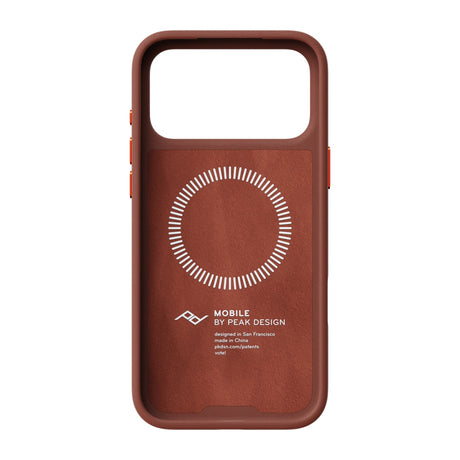 Hülle Peak Design Everyday Case Slimlink für iPhone 18 Pro Max - Redwood Clarino