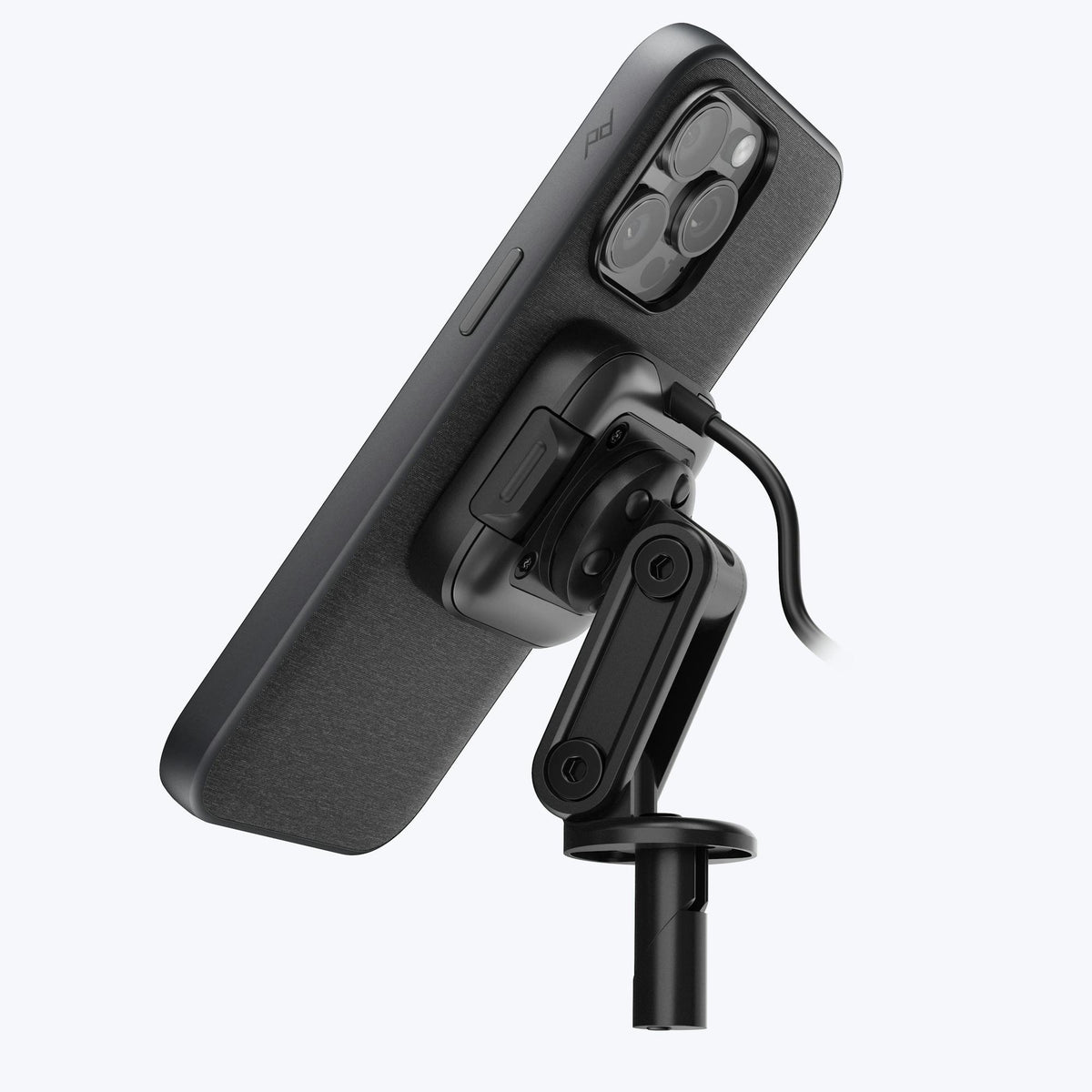 Peak Design Motorcycle Mount Stem Mount: Charging Black