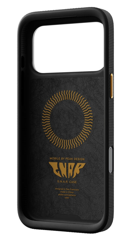 Hülle Peak Design GNAR Case für iPhone 18 Pro Max - schwarz