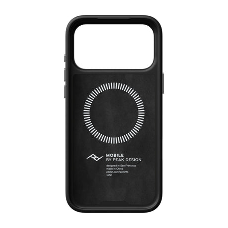 Hülle Peak Design Everyday Case Non-Slimlink für iPhone 18 Pro Max - schwarzes Leder