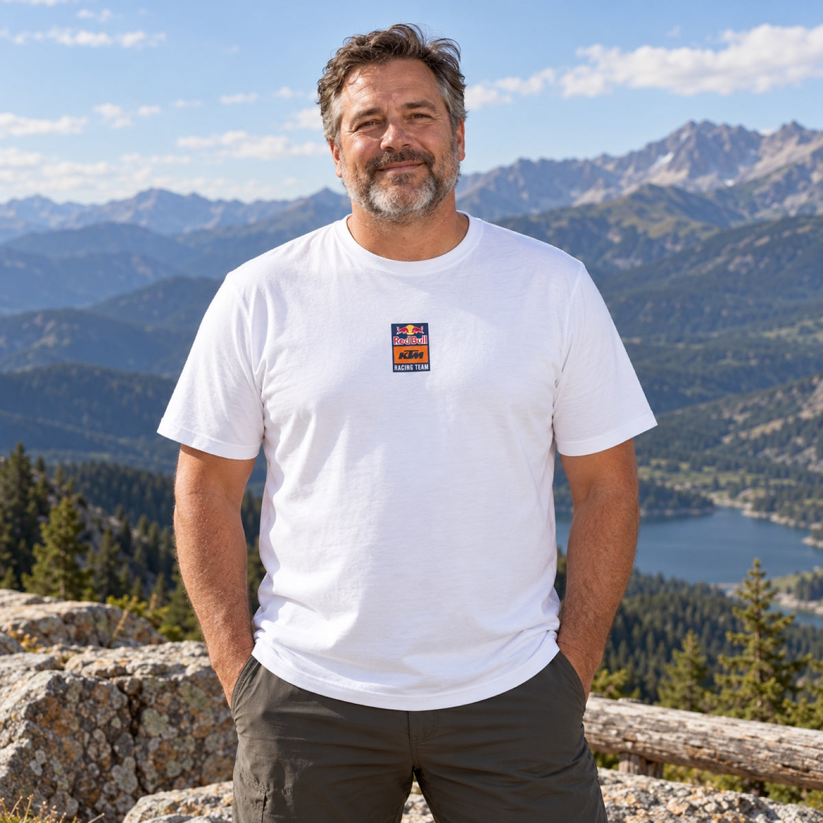 KTM Red Bull Racing T-Shirt – Pedro Acosta #37 – Illustrationsfoto (KI)