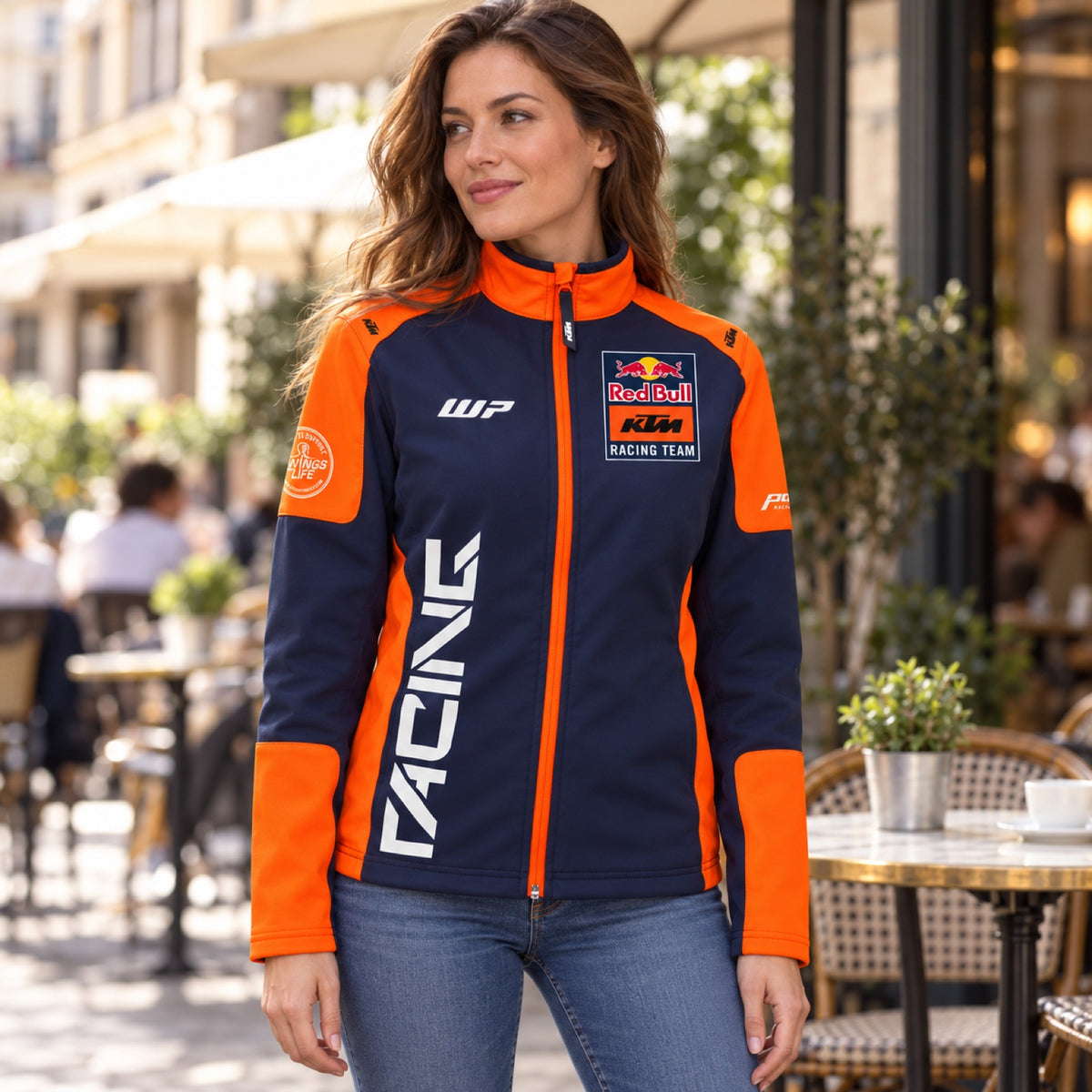 KTM Red Bull Racing Women's Softshell Team Jacket – illustrative photo (AI)