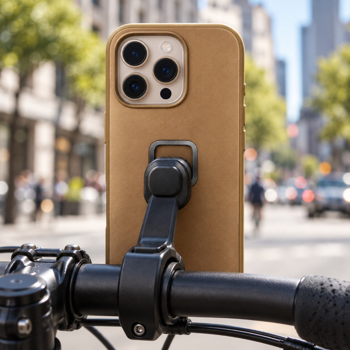 Peak Design Everyday Case – iPhone 16 Pro – Tan – Illustrationsfoto (KI)
