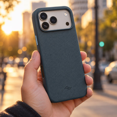 Peak Design Everyday Case Non-Slimlink iPhone 18 Pro Max – Ocean – Illustrationsfoto (KI)