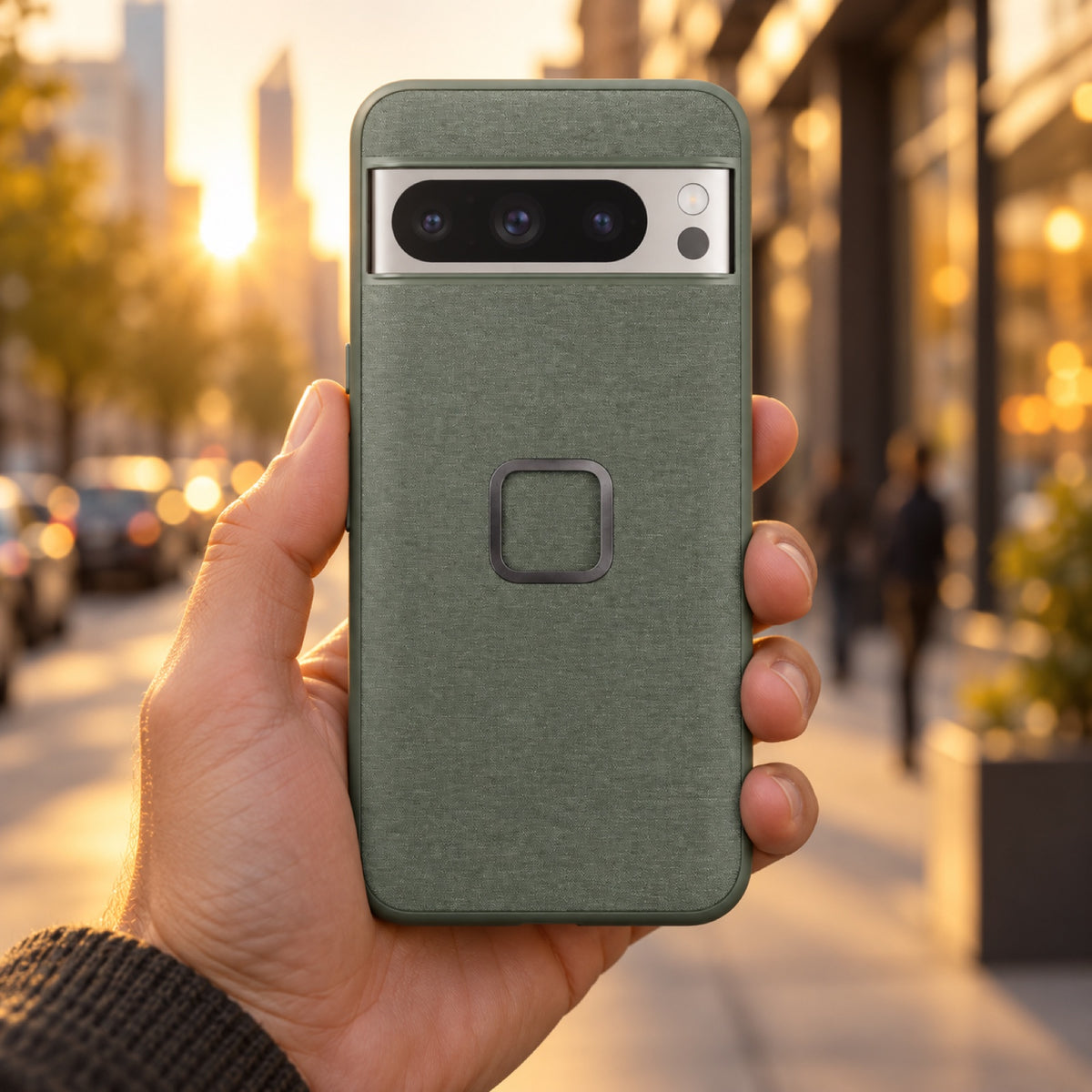 Peak Design Everyday Case Google Pixel 8 Pro – Sage – illustrative photo (AI)
