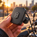 Peak Design Motorcycle Mount 1" Ball Adapter Locking & Charging – Schwarz – Illustrationsfoto (KI)