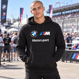 BMW Motorsport Casual Hoodie – Black – illustrative photo (AI)