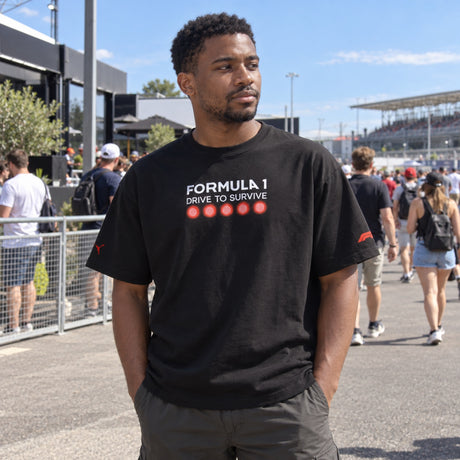Puma F1 Drive to Survive Oversized T-Shirt – Black – ilustrační foto (AI)