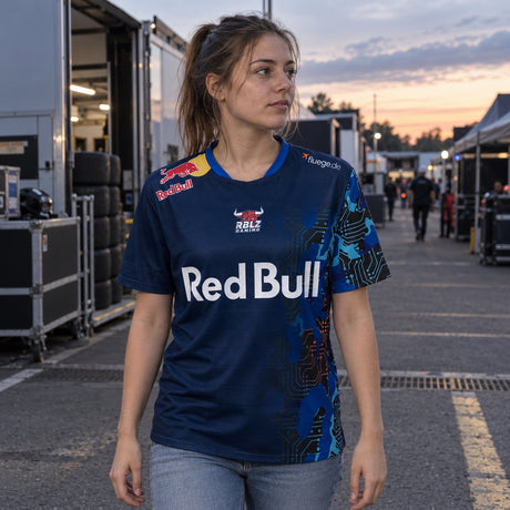 Red Bull Leipzig RBLZ Gaming 23/24 Jersey – Blue – ilustrační foto 2 (AI)