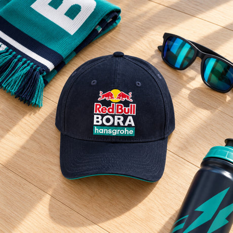 Red Bull Bora Hansgrohe Kinder-Team-Cap – Illustrationsfoto (KI)